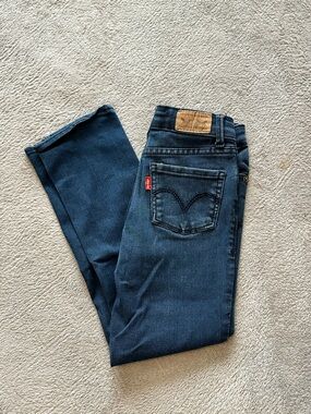 Levi's Indigo Blue Skinny Jeans with Red Tab